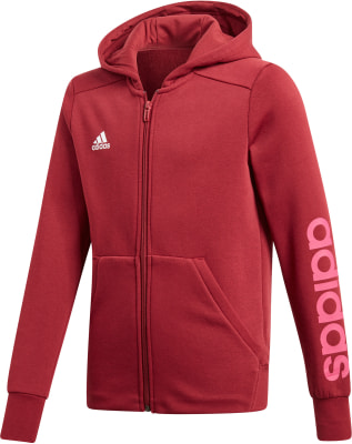 adidas YG Linear Ess. 3Stirepes FZ HD gyerek kapucnis felső
