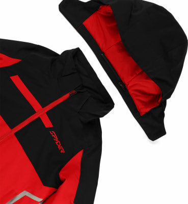 Spyder Challenger Skijacke mit Kapuze