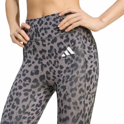 adidas Optime Essentials 3-Streifen Leopard 7/8 Tights adidas Optime Essentials 3-Streifen Leopard 7/8 Tights