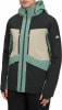 Herrenjacke mit Farbblockierung, Kapuze und durchgehendem Reißverschluss.