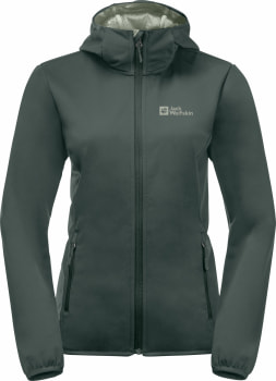 Jack Wolfskin Windhain Softshelljacke mit Kapuze