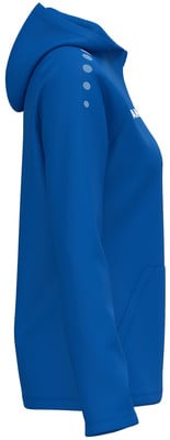 Blaue Herren-Kapuzenpullover mit Logo auf dem Ärmel. Blaue Herren-Kapuzenpullover mit Logo auf dem Ärmel.