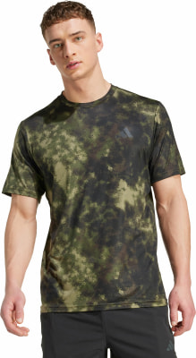 adidas Train Essentials Seasonal Allover-Print T-Shirt