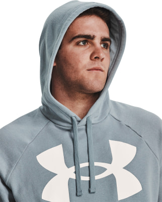 Under Armour Rival Fleece Big Logo férfi kapucnis felső