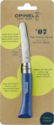Opinel N°7 gyerek bicska lekerekített 8 cm-es penge bükkfa, rozsdamentes