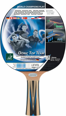 Donic-Schildkröt Top Team 700 pingpongütő, konkáv 1,8mm,Vari-Slick