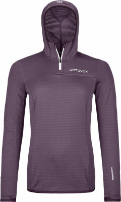 Ortovox Fleece Light Grid Fleecejacke mit Kapuze