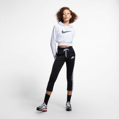 Nike Swoosh Cropped Hoodie női kapucnis felső