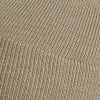 Detail eines Strickmaterials aus Wolle in Beige mit sichtbarer Rippenstruktur.