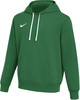 Grüner Kapuzenpullover mit weißer Kordel und Nike-Logo.