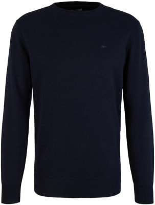 Tom Tailor TOM TAILOR Basic Crew Neck pulóver