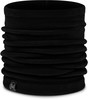 Schwarzer Fleece-Schlauchschal mit Buff-Logo.