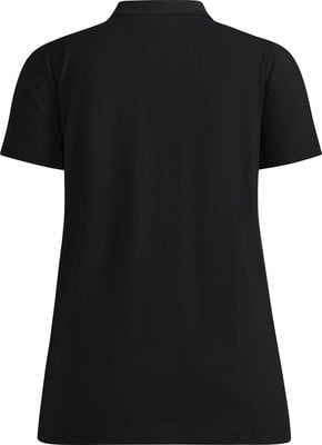 Schwarzes Herren-Poloshirt mit kurzen Ärmeln und Kragen. Schwarzes Herren-Poloshirt mit kurzen Ärmeln und Kragen.