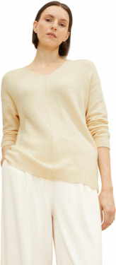 Knit Cozy V-Neck női pulóver