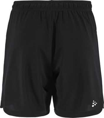 Schwarze Sporthose mit Logo in der Ecke. Schwarze Sporthose mit Logo in der Ecke.