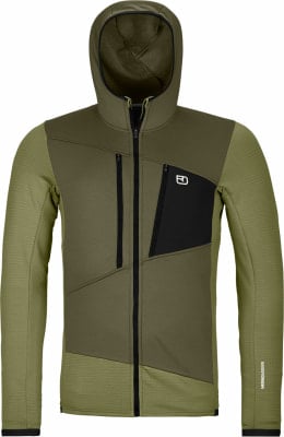 Ortovox Fleece Grid Fleecejacke mit Kapuze