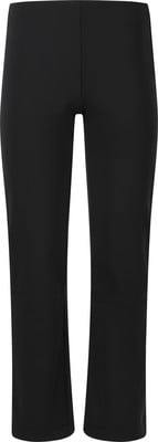 Schwarze Damenhose mit geradem Bein und elastischem Bund. Schwarze Damenhose mit geradem Bein und elastischem Bund.