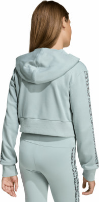 adidas JG AN 3S FT FZ Dívčí trénink.bunda s kap.