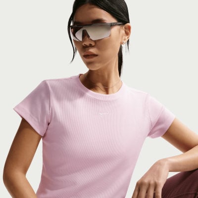 Nike Tight Ribbed Short-Sleeve T-Shirt