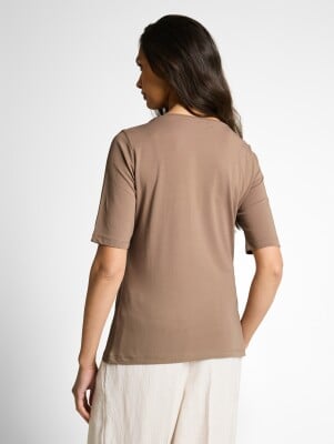 Tom Tailor Crew Neck Woman Print női póló