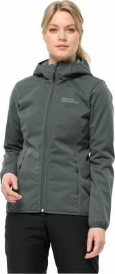 Jack Wolfskin Windhain Softshelljacke mit Kapuze