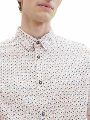 Tom Tailor TOM TAILOR Fitted Printed Férfi póló