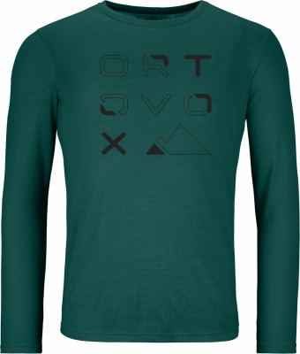 Ortovox 185 Merino Brand Outline Langarmshirt