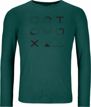 Ortovox 185 Merino Brand Outline Langarmshirt