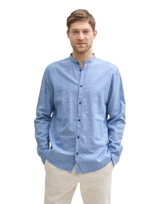 Tom Tailor TOM TAILOR Cotton Linen ffi. L/S póló