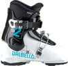 Dalbello XT 2 Skischuh in Weiß und Schwarz mit blauen Akzenten.