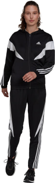 Colorblock Trainingsanzug mit Kapuze