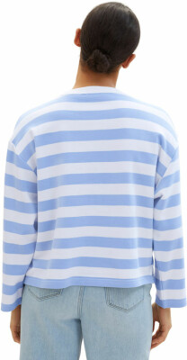 Tom Tailor TOM TAILOR Sweatsh.Stripe Női pulóver