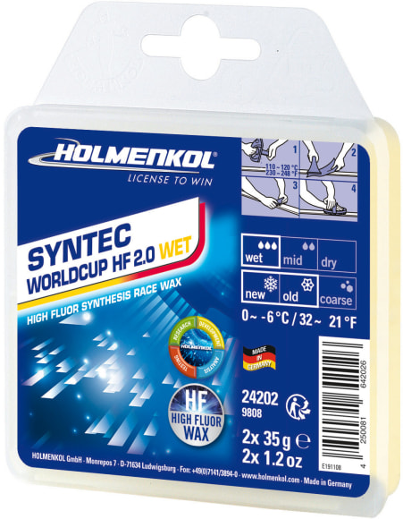 Buy Holmenkol Syntec Worldcup HF 2.0 WET 0-6°C,150g with