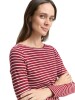 Tom Tailor Striped Boatneck női hosszú ujjú póló