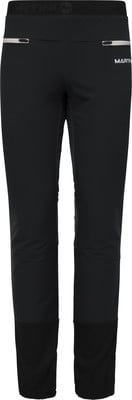 Schwarze Sporthose mit Markenlogo und Reißverschlüssen an der Taille.