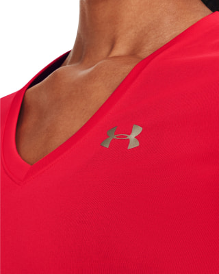 Under Armour Tech™ V-Neck SSV Solid női póló