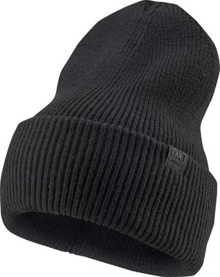 Schwarze Strickmütze mit AR Activewear Logo an der Seite. Schwarze Strickmütze mit AR Activewear Logo an der Seite.