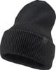 Schwarze Strickmütze mit AR Activewear Logo an der Seite.