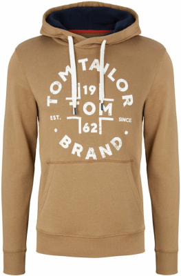 Tom Tailor Printed Hoodie férfi kapucnis felső