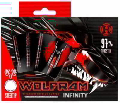 Harrows Wolfram Infinity 3er-Set Steel Dartpfeile