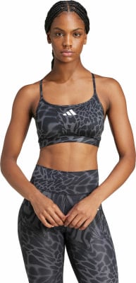 adidas Aeroreact Training Light Support 3-Streifen Sport-BH
