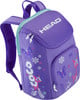 Lila Rucksack mit Schmetterlings- und Rehmotiv mit HEAD und COCO Schriftzug.