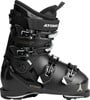 Ein schwarzer Atomic Hawx Magna R85X Skischuh mit verstellbaren Schnallen und Logo.
