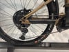Das Hinterrad eines E-Bikes mit Schaltwerk und Kassette.