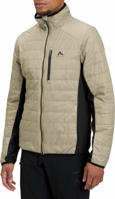 Herren-Steppjacke von McKinley in Beige mit schwarzen Seitenteilen. Herren-Steppjacke von McKinley in Beige mit schwarzen Seitenteilen.