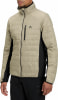 Herren-Steppjacke von McKinley in Beige mit schwarzen Seitenteilen.