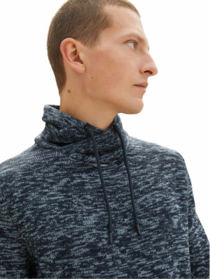 Tom Tailor TOM TAILOR Multicol.Knit férfi pulóver