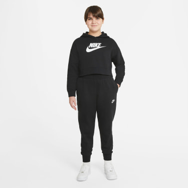 French Terry Cropped Hoodie