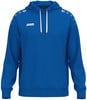 Blaue Herren Kapuzenpullover mit weißem JAKO Logo.