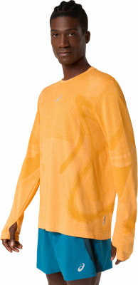 Asics Road Seamless langarm Laufshirt